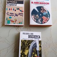 3 libri CERCADISCHI, PRELUDIO DISCOTECA + 1 vedi f