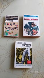 3 libri CERCADISCHI, PRELUDIO DISCOTECA + 1 vedi f
