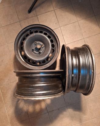 Cerchi in ferro Opel Corsa D gomme 185 65 R15