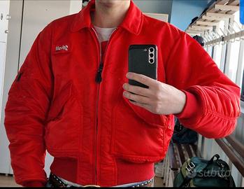 Bomber Schott colore rosso tg S
