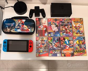 nintendo switch (accessori+giochi)
