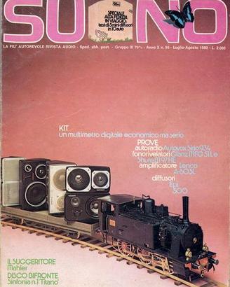 rivista SUONO numero 95 luglio agosto 1980