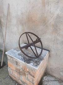 Ruota carriola vintage