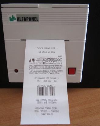 Stampante termica da pannello