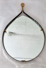 specchio a goccia design vetreria Tartarini  60s 