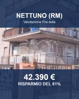 Immobile in asta di 86 m² con box auto a Nettuno