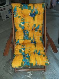 Sedie sdraio da giradino