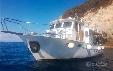 Barca a motore tipo Trawler