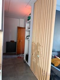 Staccionata si legno arredo cucina