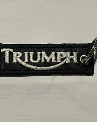 Portachiavi ricamato rettangolare Triumph