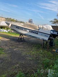 Barca pilotina Romar mirage 510 motore Selva 800cc