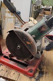 Troncatrice - smerigliatrice con supporto banco