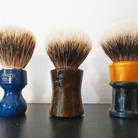 Pennelli da barba in tasso Manchurian