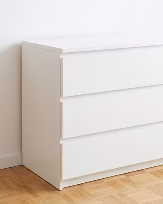 Cassettiera IKEA MALM 3 cassetti bianca 