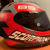 Casco scorpion r1-exo taglia L-60cm supporto gopro