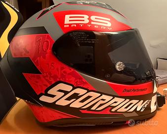 Casco scorpion r1-exo taglia L-60cm supporto gopro