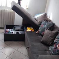 Divano con penisola 3 posti Madison