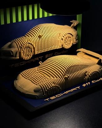 Porsche 911 Turbo TECHART 1:24 - Scultura 3D Desig