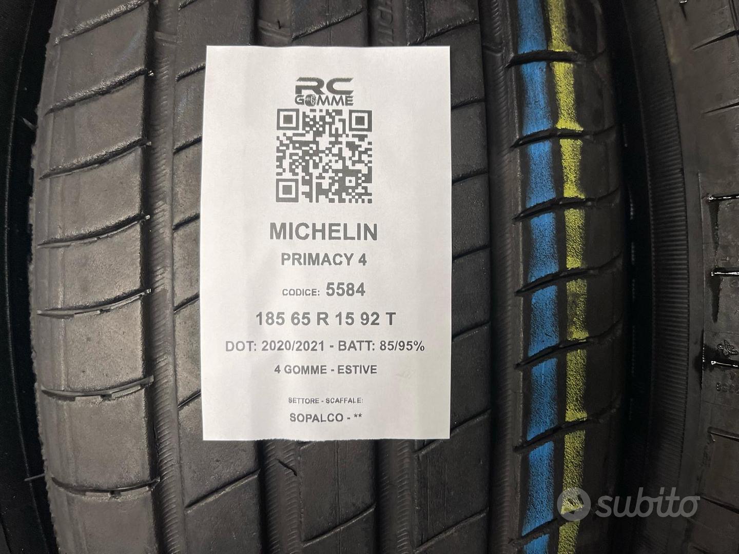 Subito - AUTOFFICINA RC GOMME - 4 GOMME USATE 185 65 R 15 92 T MICHELIN - Accessori  Auto In vendita a Milano