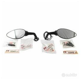 Coppia specchi con frecce universali moto