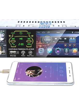 RADIO 4.1" UNIVERSALE 1DIN SCHERMO TOUCHSCREEN