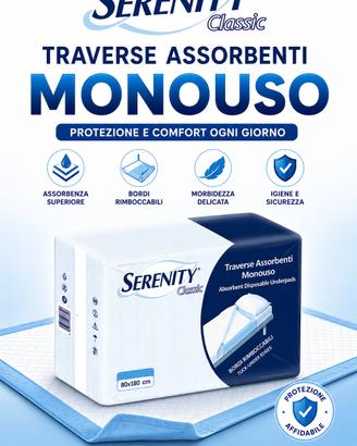 Serenity Traverse Assorbenti Monouso