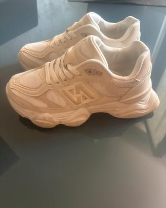 Scarpe tg 40 donna panna