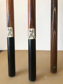 3 Stecche Biliardo Artigianali Snooker /come nuove