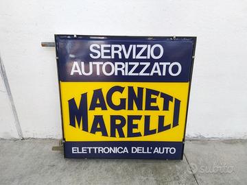 Insegna luminosa a bandiera orig. magneti marelli