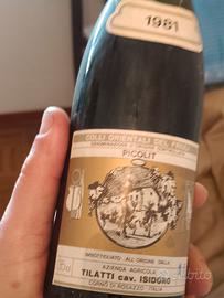 picolit del 1981 tllatti Isidoro da collezione