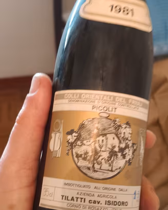 picolit del 1981 tllatti Isidoro da collezione