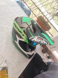 casco Airoh + mascherina Nenki