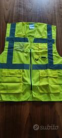 gilet alta visibilità giallo fluo