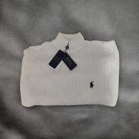 Maglione Polo Ralph Lauren Unisex Bianco Taglia L 