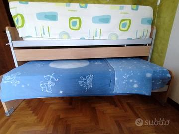 Letto a castello scorrevole