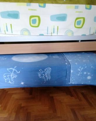 Letto a castello scorrevole