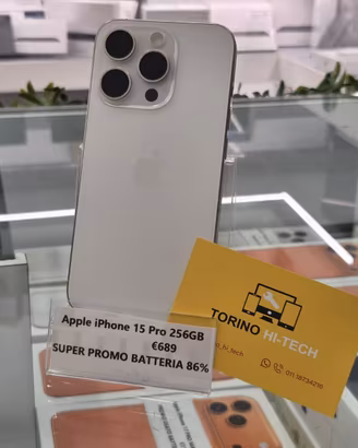 APPLE IPHONE 15 PRO 256GB - PROMO