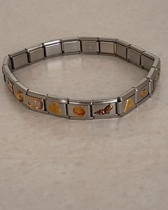 Bracciale Nomination uomo con 21 moduli charm