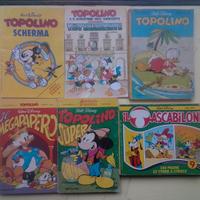 Fumetti Disney, allegati e supplem. a Topolino ecc