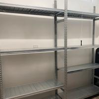 Robusti scaffali componibili in metallo - 2 moduli