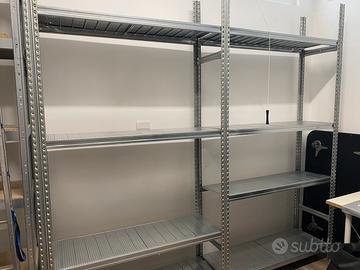 Robusti scaffali componibili in metallo - 2 moduli