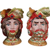 vasi teste di moro h(22cm) FUORI TUTTO