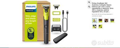 Rasoio philips one blade 360