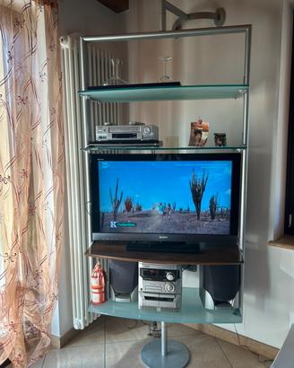Set porta tv girevole e tavolino