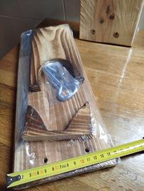 Tagliere per prosciutto in legno