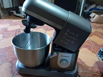 Impastatrice planetaria robot per cucina Silver Cr