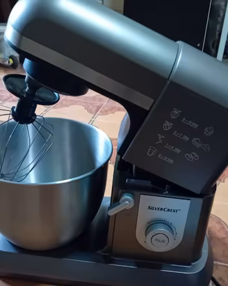 Impastatrice planetaria robot per cucina Silver Cr