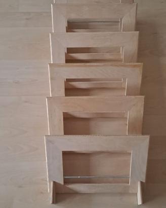PORTARIVISTE IN LEGNO IKEA