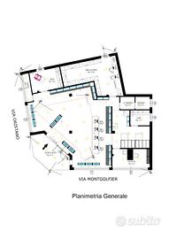 ELMAS - Ampio locale commerciale con posto auto