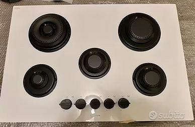 Barazza Mood 1PMD70B - Piano gas 75 cm bianco